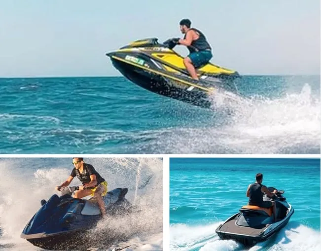 Jet Ski Adventure with Dubai Skyline View
